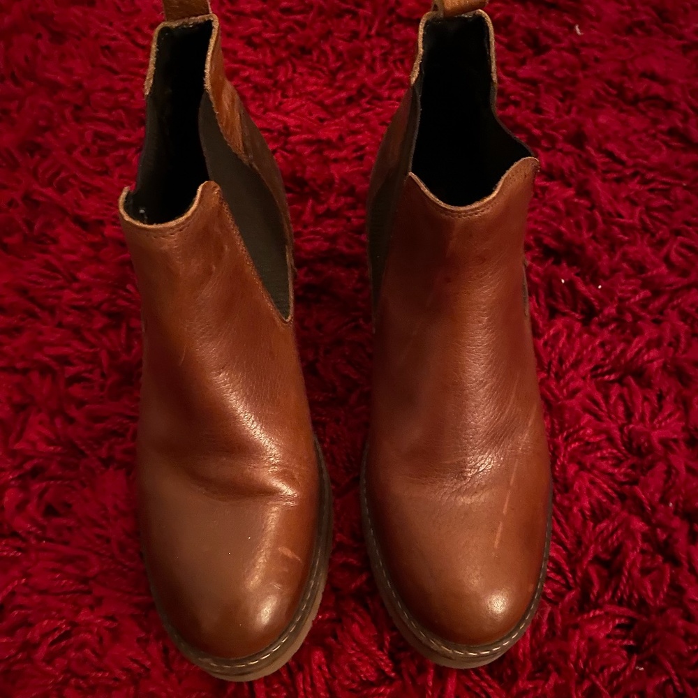 Bootie Heels - Brown / Black